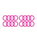 4 Stickers Logo Audi Rose pour voiture