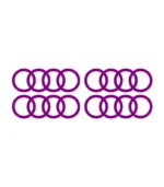 4 Stickers Logo Audi Violet pour voiture