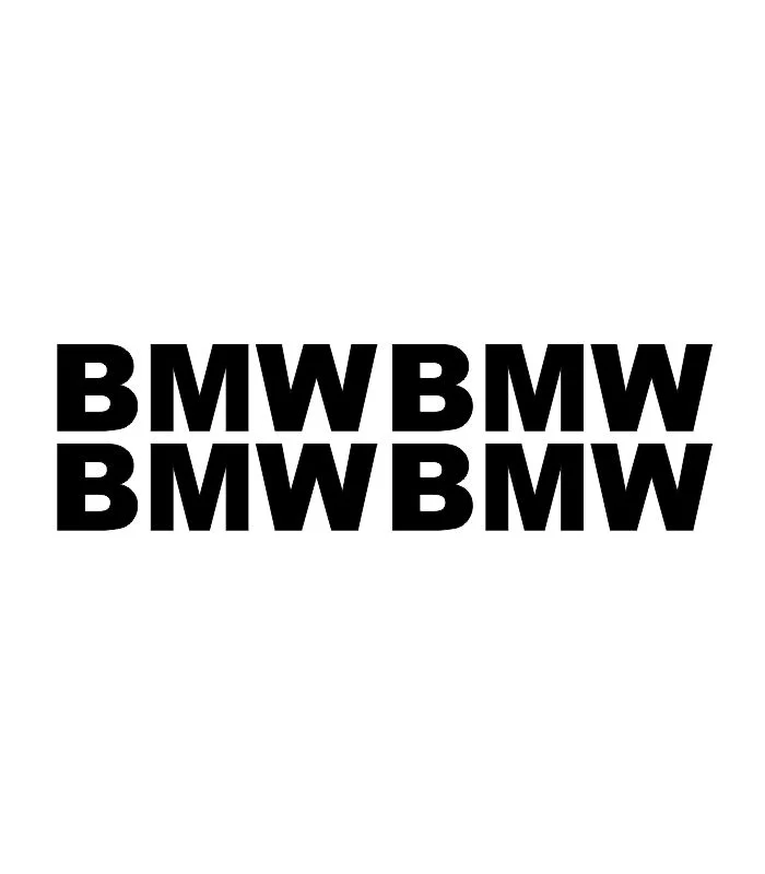 4 Stickers Bmw pour personnaliser une voiture