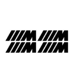 4 stickers logo M BMW