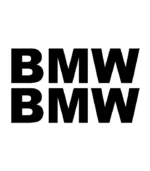 2 Stickers BMW logo adhésifs pour voiture et moto