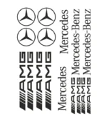 Kit de 16 stickers Mercedes-Benz pour voiture