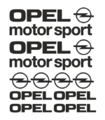 Kit de 10 stickers Opel pour personnalisation automobile