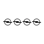 4 stickers Logo Opel pour personnalisation automobile