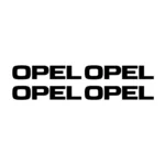 Kit de 4 stickers Opel pour personnalisation voiture