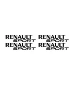 4 stickers Renault Sport pour personnalisation automobile