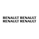Lot de 4 stickers Renault pour personnaliser votre véhicule.