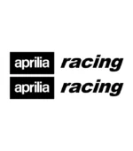 2 Stickers Aprilia Racing