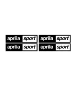 4 Stickers Aprilia Sport