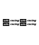4 Stickers Aprilia Racing