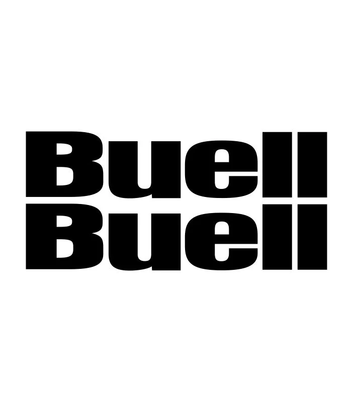 Lot de 2 stickers Buell pour personnalisation de moto