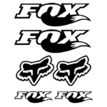 Stickers Fox Racing pour décoration et personnalisation d'une moto