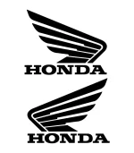 2 stickers logo Honda pour personnalisation de moto