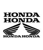 Kit de 4 stickers Honda pour personnalisation moto