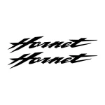 Lot de 2 stickers Honda Hornet pour la personnalisation de moto