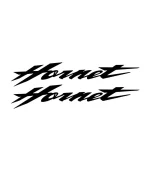 Lot de 2 stickers Honda Hornet pour la personnalisation de moto
