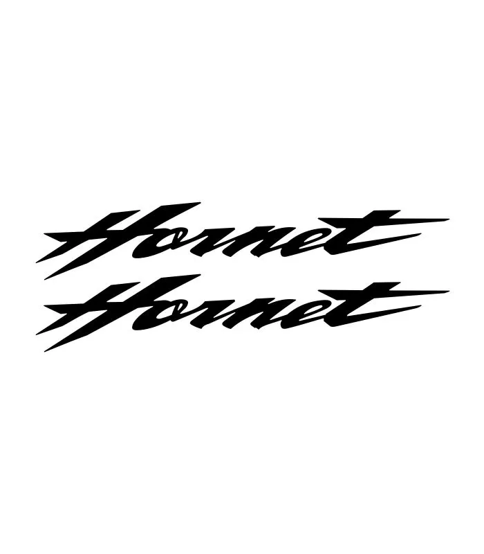Lot de 2 stickers Honda Hornet pour la personnalisation de moto