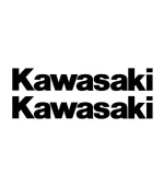 2 Stickers Kawasaki pour personnalisation de moto