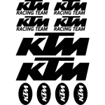 Kit de 10 Stickers Ktm