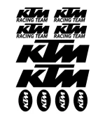 Kit de 10 Stickers Ktm