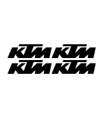 4 stickers KTM pour personnalisation de moto