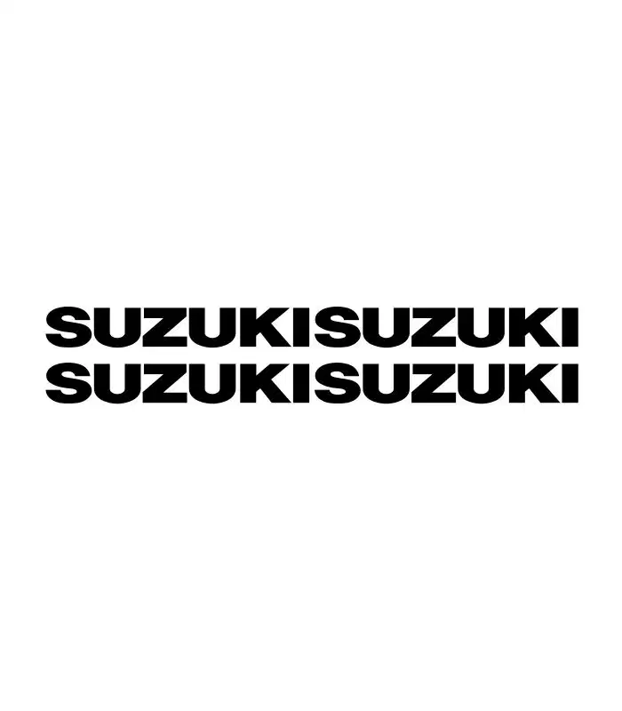 4 Stickers Suzuki pour personnalisation de moto