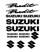 Kit de 14 stickers Suzuki Bandit pour personnalisation de moto