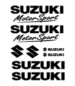 Kit de 8 stickers Suzuki pour personnalisation de moto