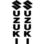 2 Stickers Fourche Suzuki pour personnalisation de moto