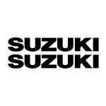 2 Stickers Suzuki pour les amateurs de personnalisation moto.