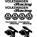Kit de 10 Stickers Volkswagen | La Maison du Sticker