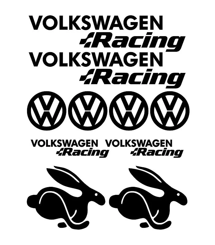 Kit de 10 Stickers Volkswagen | La Maison du Sticker