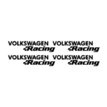 Stickers Volkswagen Racing au style sportif pour voiture