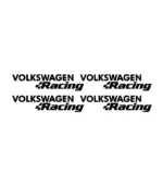 Stickers Volkswagen Racing au style sportif pour voiture