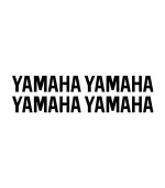 4 Stickers Yamaha pour personnalisation de moto