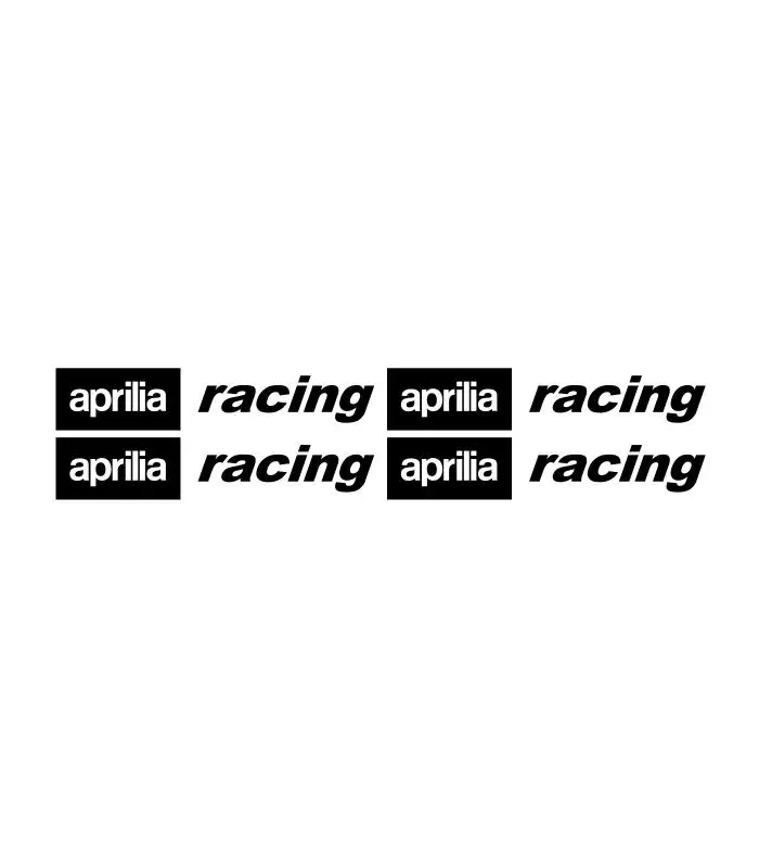 4 Stickers Aprilia Racing