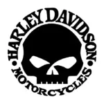 Stickers Harley-Davidson Skull avec motif tête de mort