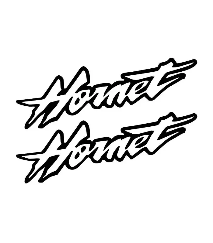 2 Stickers Hornet Honda pour personnalisation de moto