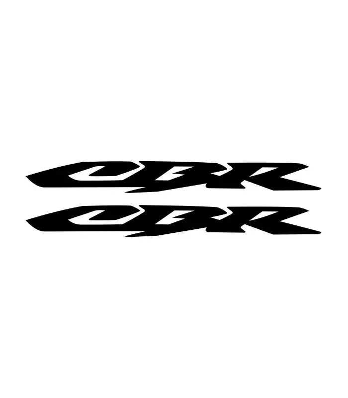 2 stickers Honda CBR présentés pour un projet de décoration moto