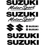 Kit de 8 stickers Suzuki pour personnalisation de moto