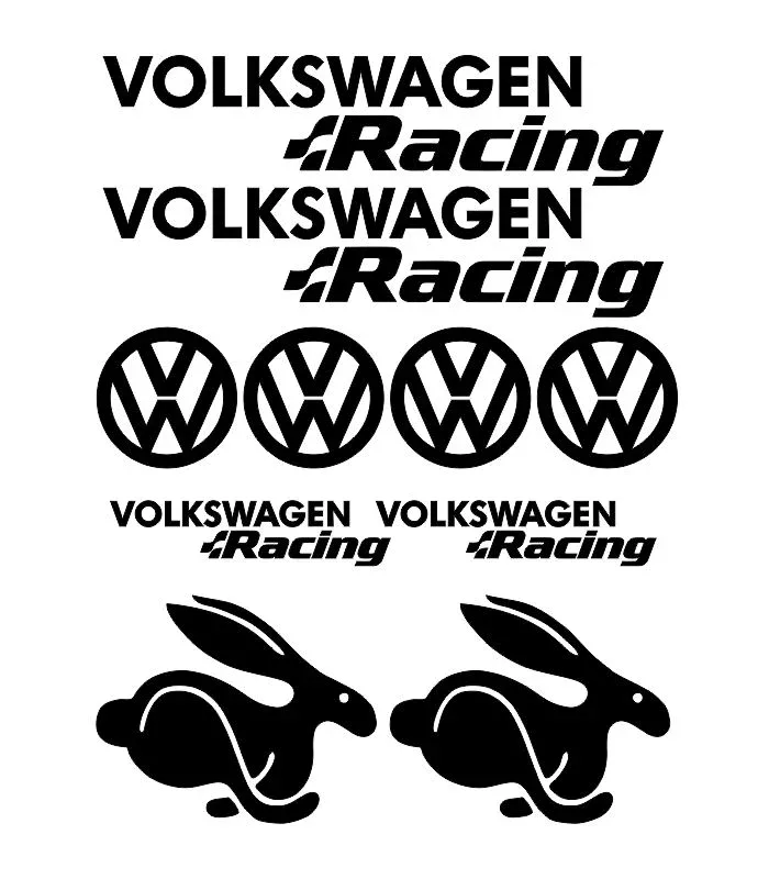 Kit de 10 Stickers Volkswagen | La Maison du Sticker