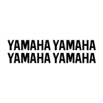 4 Stickers Yamaha pour personnalisation de moto